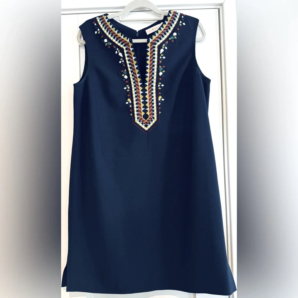 Tory Burch V- Neck Mini Dress - Picture 1 of 4